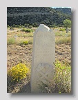 Grave marker at Dawson Cemetery